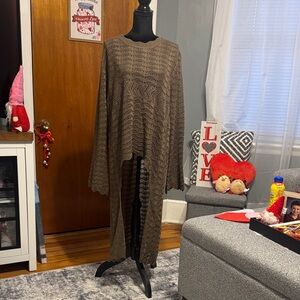 Chic Brown Women's Knit Sweater